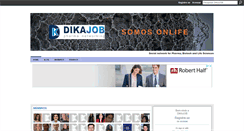 Desktop Screenshot of dikajob.com.br